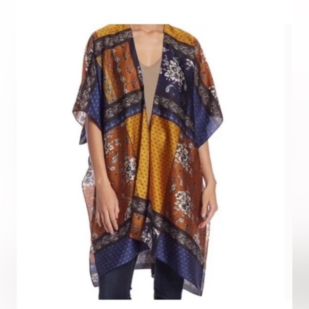 Free People Silky Boho shawl/topper